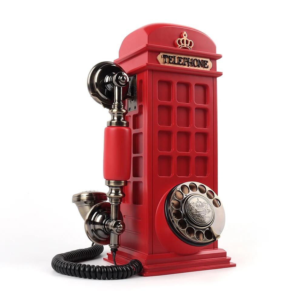 Audio Guestbook Phone, Wedding Recording Phone, Audio Message Retro Phone Booth, Luxury Guest Phone, Red