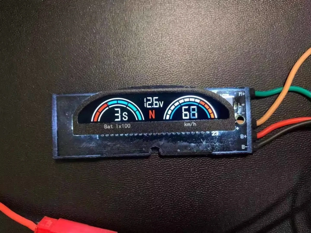 Electronic dashboard fit Capo jkmax Wrangler accessories for 1/8 scale RC Car part