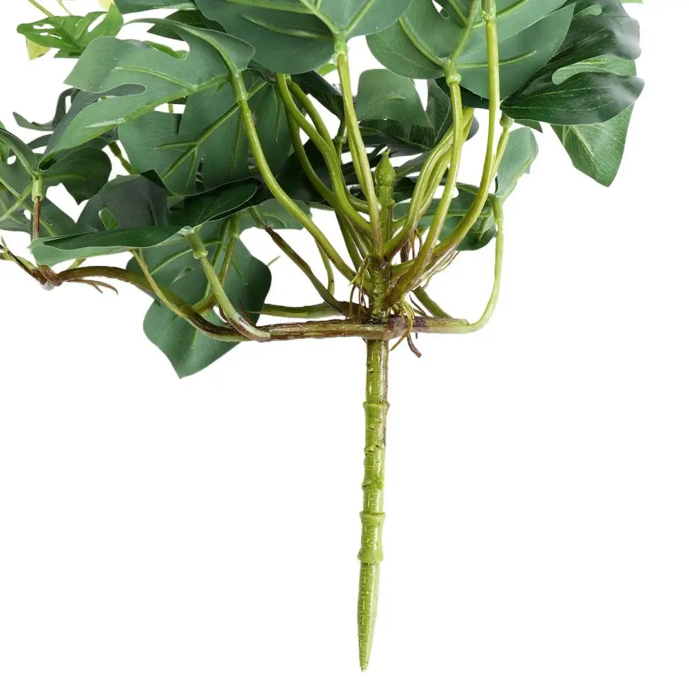 Tropical Creative Party Decoration Office For Home Living Room Desk Simulation Plants Turtle Leaves Green Plant Fake Plant