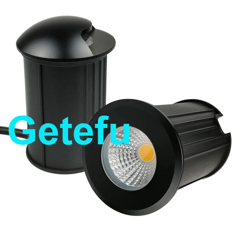 3w 5w 10w led garten leuchte ip67 ac110v 220v dc12v strahler außen einbau unterirdische lampe boden landschafts beleuchtung – Detail 1
