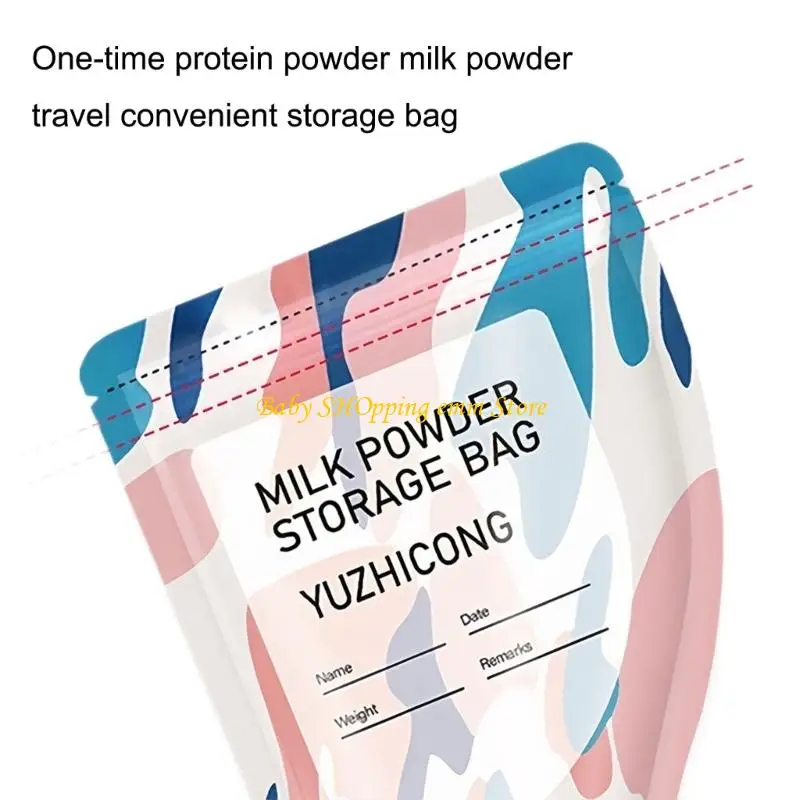 

23GD Recyclable Disposable Pouches Individual Serving for Milk Powder Travel Marker