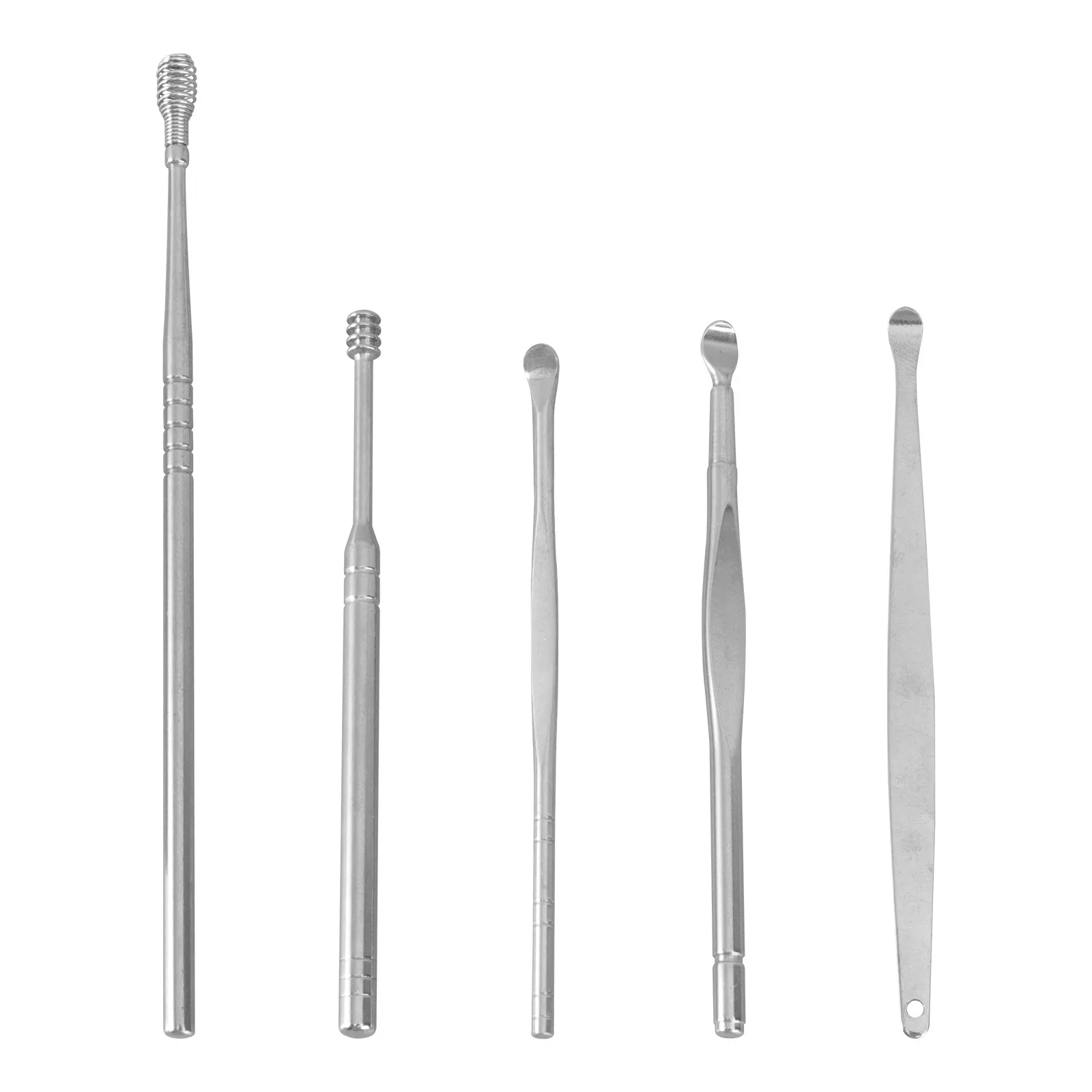 conjunto-de-5-pecas-de-ferramentas-para-remocao-de-cera-de-ouvido-em-aco-carbono-com-design-de-ponta-dupla-tipo-colher-e-cureta-de-grau-profissional
