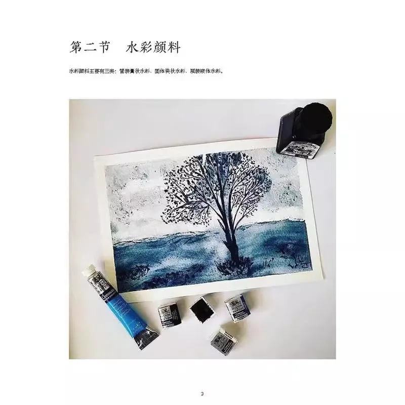 Full Color Taste Realistic Watercolor Compulsory Course Painting Drawing Art Book for Introduction to Zero Basic Self Study Book