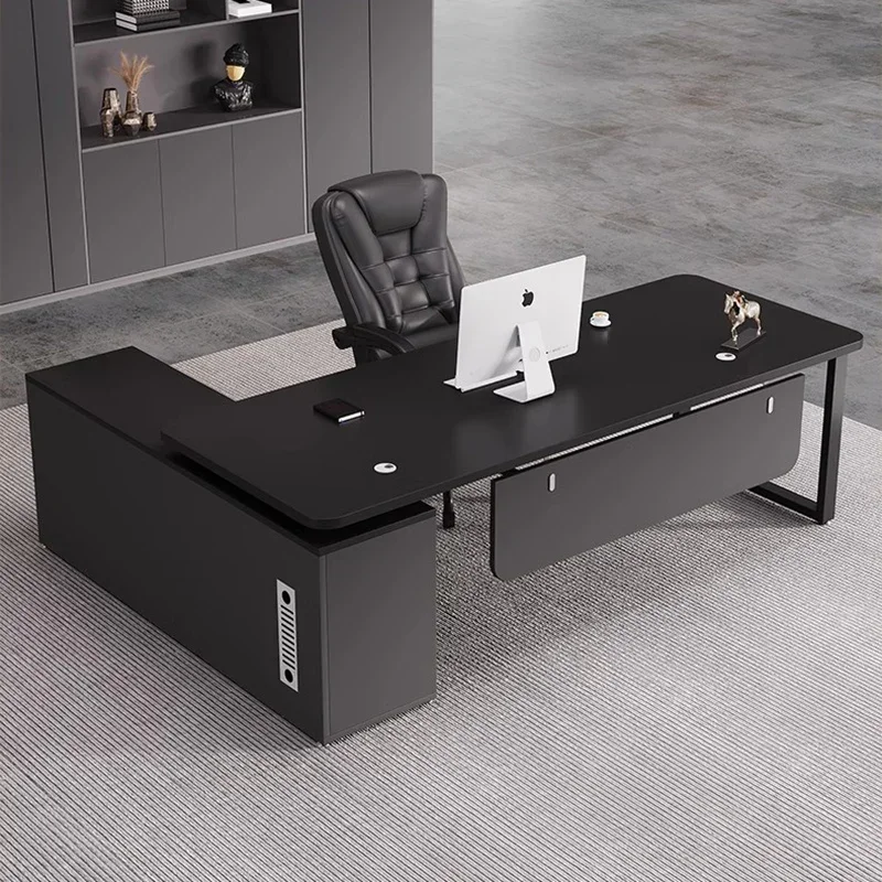 Aesthetic Nordic Office Desk Modern Cute Computer Gaming Adjustable Office Desk Wooden Escritorio Oficina Commercial Furniture