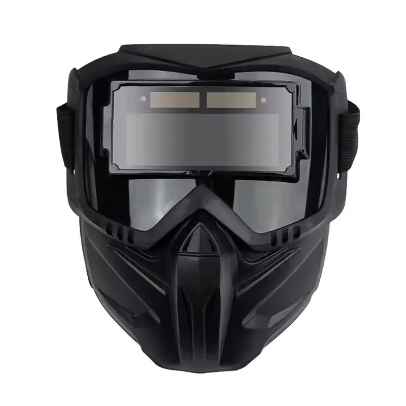 

N84R Auto-Darkening Welding Goggles, Face Protector With Adjustable Strap For Impact Protection, Welder Mask Cover