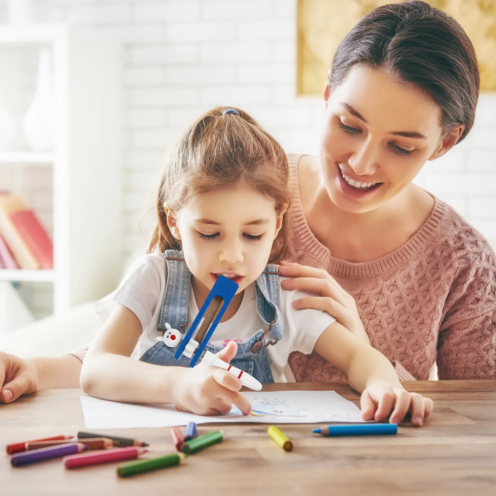 バーチカスタネット子供のおもちゃ打楽器音楽教育補助滑らかな表面デザイン子供のおもちゃのおもちゃ