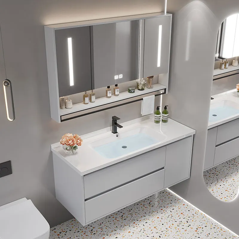 

Bathroom Vanities Toilet Vanity White Light Bathroom Vanities Vintage Partition Mirrors Storage Mobiletto Bagno Home Furniture