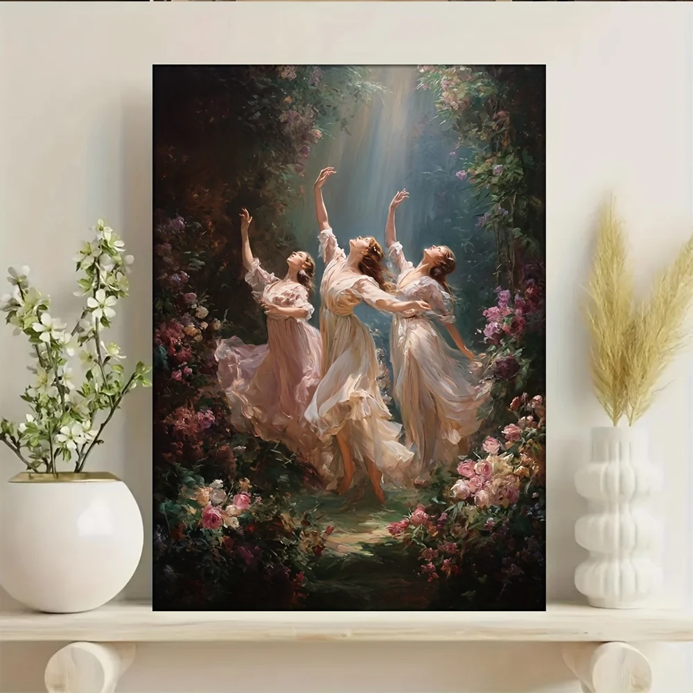

500/1000/1200/2000PCS Puzzles for Adults Magical Garden Elegant Woman,Jigsaw Puzzles Brain Games Gifts Home Decor