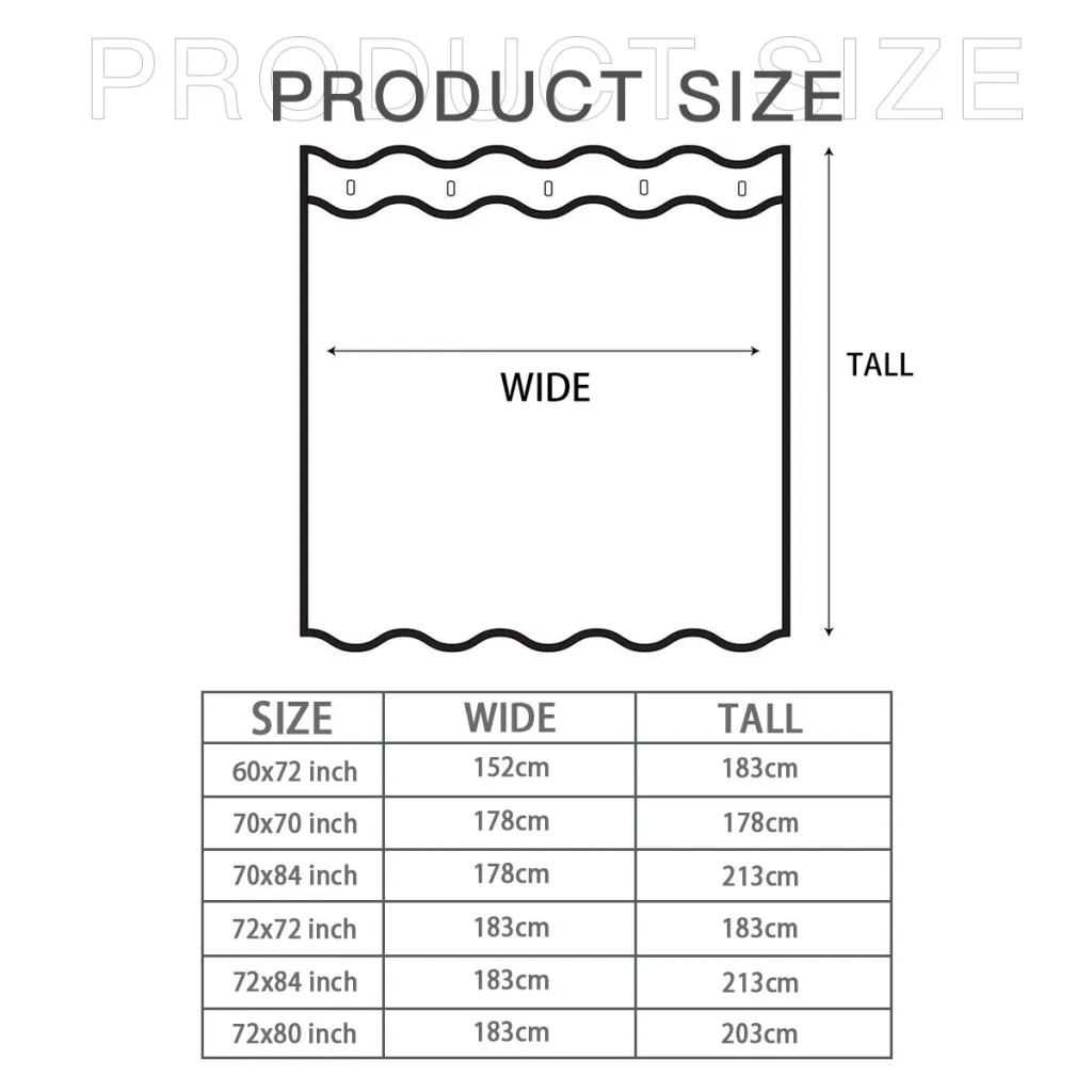 Cute Black-Haired Anime Girl Bathroom Shower Curtains Anime Girl Waterproof Partition Curtain Designed Home Decor Accessories