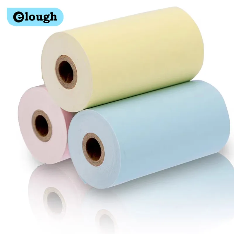 3 Roll Self-adhesive Sticker Colored Thermal Paper for Mini Printer High Definition Printing Paper for Instant Print Camera