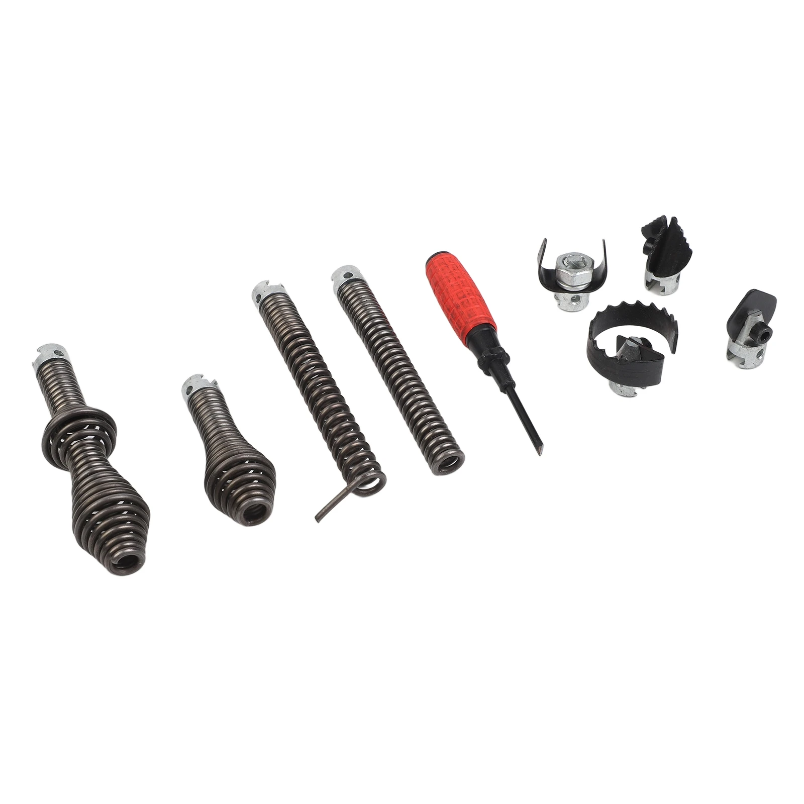 9pcs Manganese Steel Drain Cleaner Auger Set For For Ridgid For C8 Pipe Dredging Machine Accessories Plumbing Tool Kit view 4