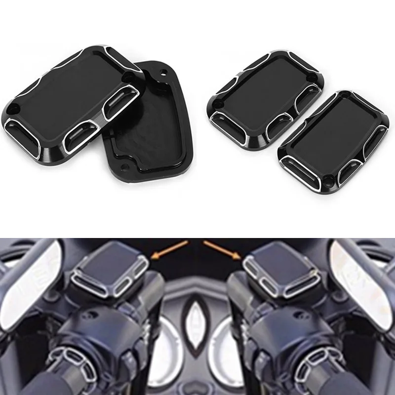 

For Harley street road glide conversion CNC front brake pump cover upper pump cover front brake oil pump cover
