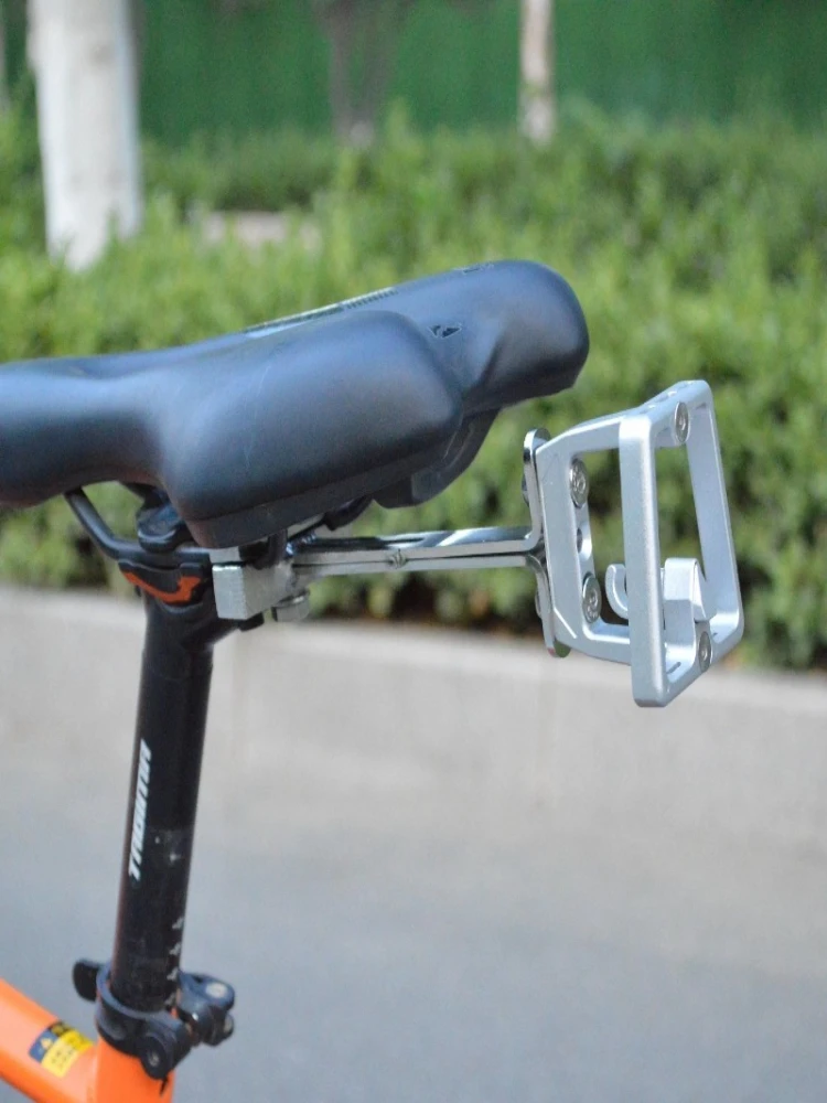 AliExpress OLOEY 304 Stainless Steel Rear Conversion Frame Aluminum Alloy High Load-bearing Capacity Bike Luggage Carrier Bicycle Accessories