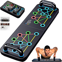 Portable Multi-function Detachable Push Up Board Handles for Floor, Home Gym Workout Equipment for Men and Women, Adjustable Pus