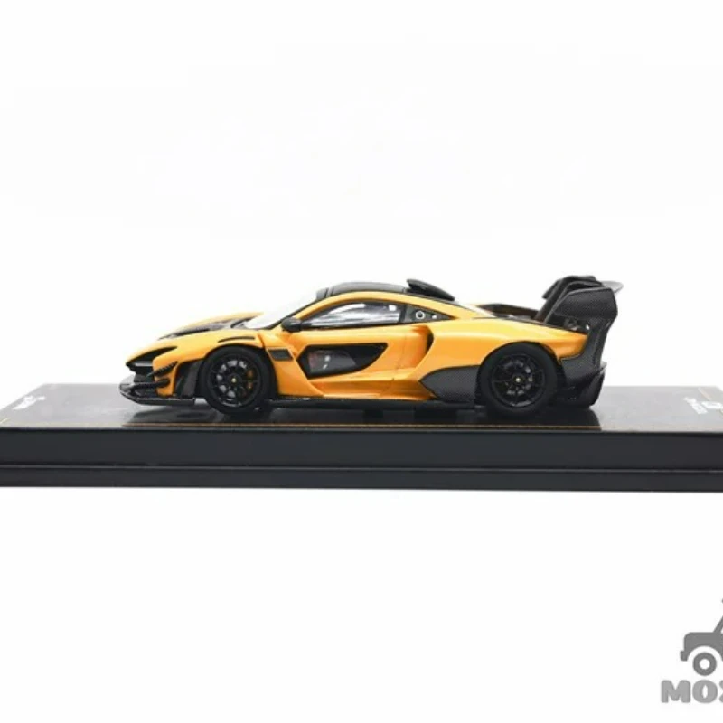 نموذج CM 1:64 SennaGTR تايوان إصدار مخصص نموذج سيارة دييكاست أصفر #2