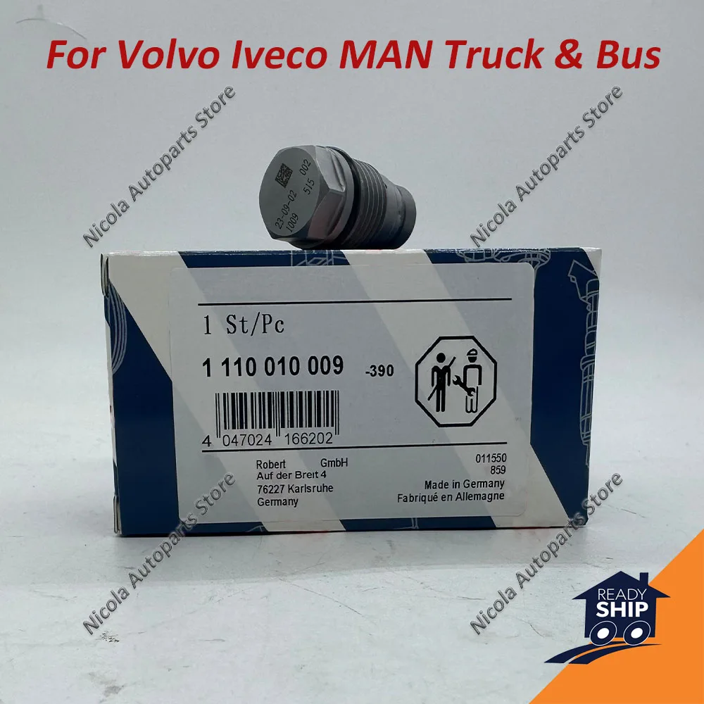 

High Quality 1110010009 Common Rail Pressure Limiting Valve For Volvoo Ivecoo M-AN Truck & Bus 3588337,1 110 010 009