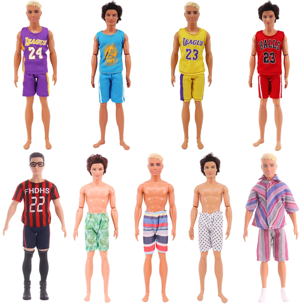 Doll Clothes Ken Doll Sportswear Handmade Outfit Set Clothes Doll Accessories Dressing Up kids Toys，Girls Gift