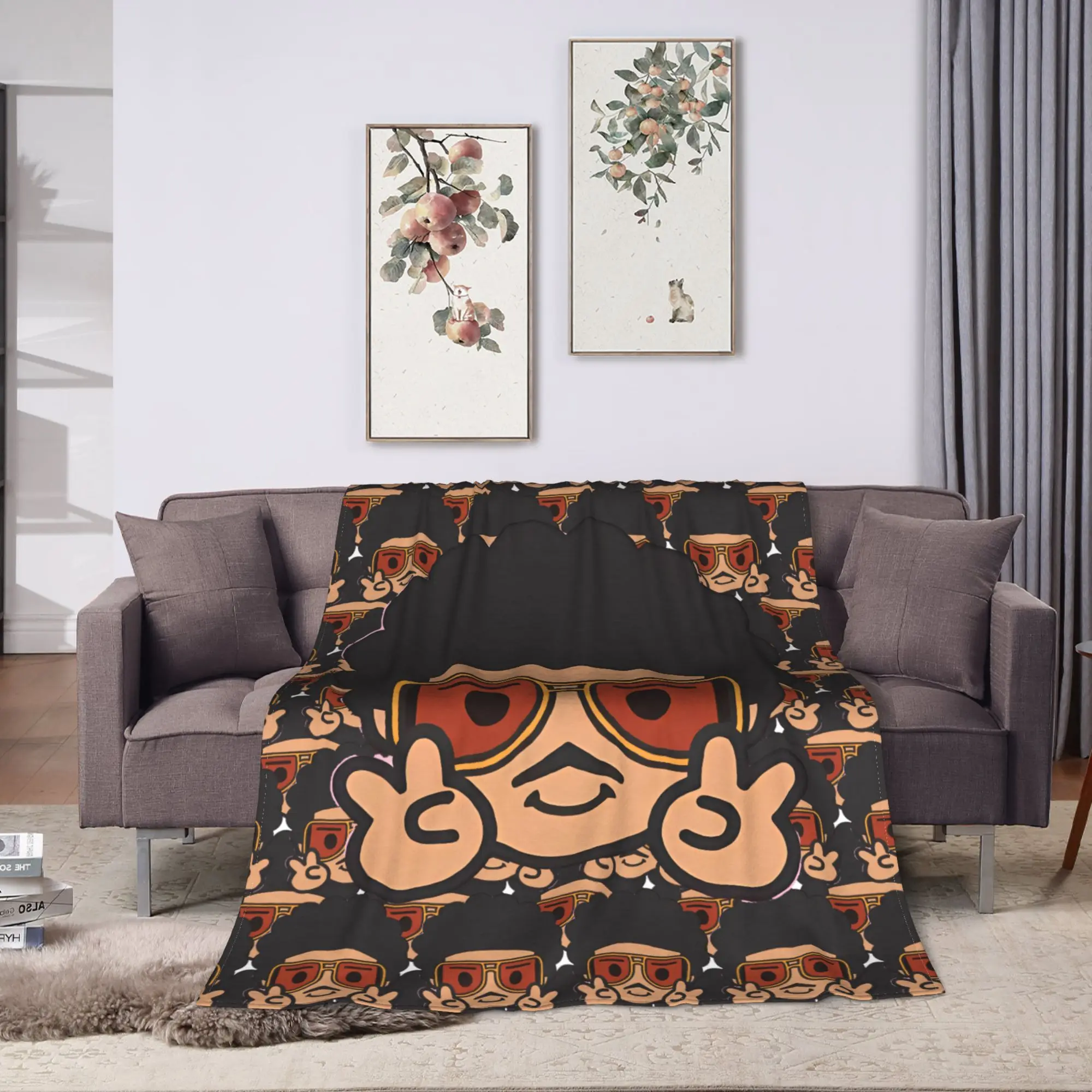 Bruno Mars The Romantic Tour 2026 Flannel Blanket  Soft Durable Bedding Throws for Bedroom Bedspread Sofa Bed Cover
