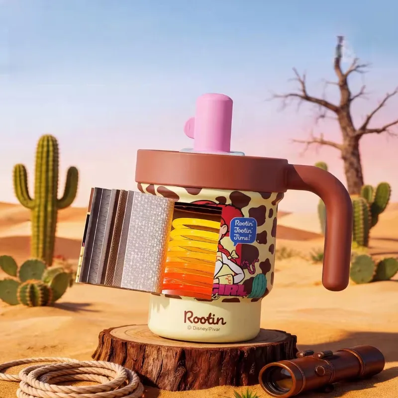X&W Toy Story 550ml Insulated Tumbler 316 Stainless Steel Coffee Cup Vacuum Flasks Portable Home/office Girl Desktop Straw Mug view 4