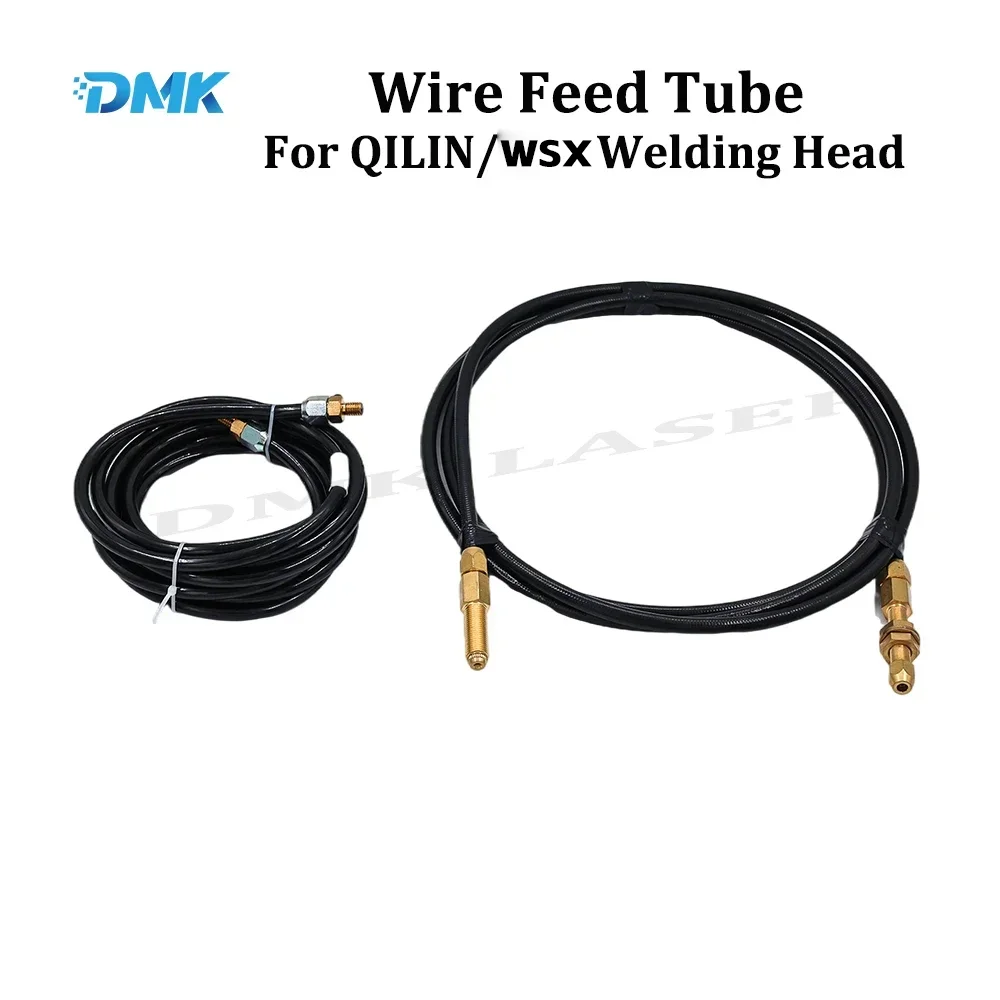 QILIN Laser Welding Wire Feed Mangueira, Tubo de aço carbono, Cabeça de solda a laser portátil, 4 m, 5 m, 8m, QILIN, WSX, original