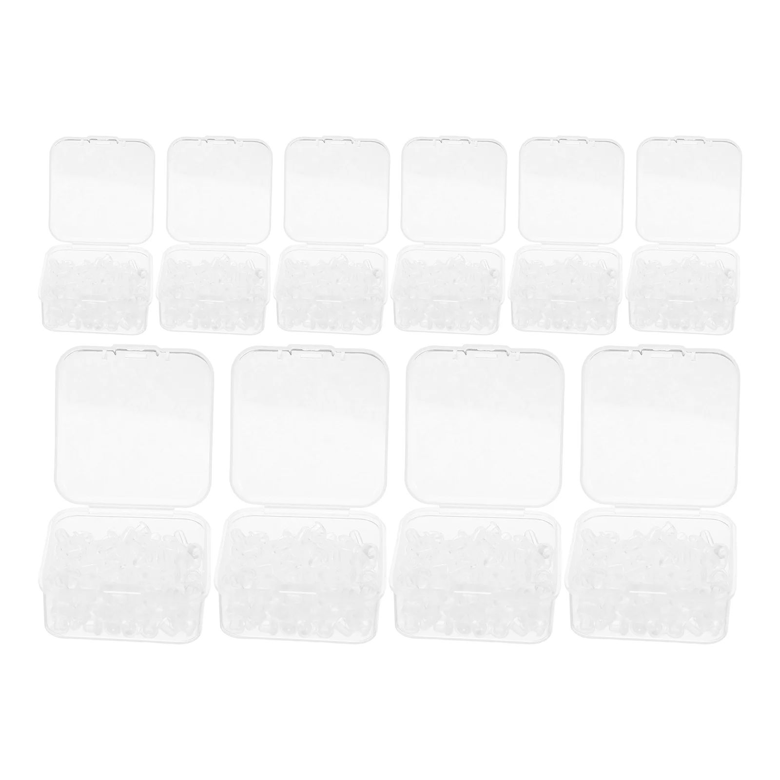 

Silicone Earring Backs Clear Soft Replacement Stoppers Long 6Mm Transparent Retainers Earplugs Holders For