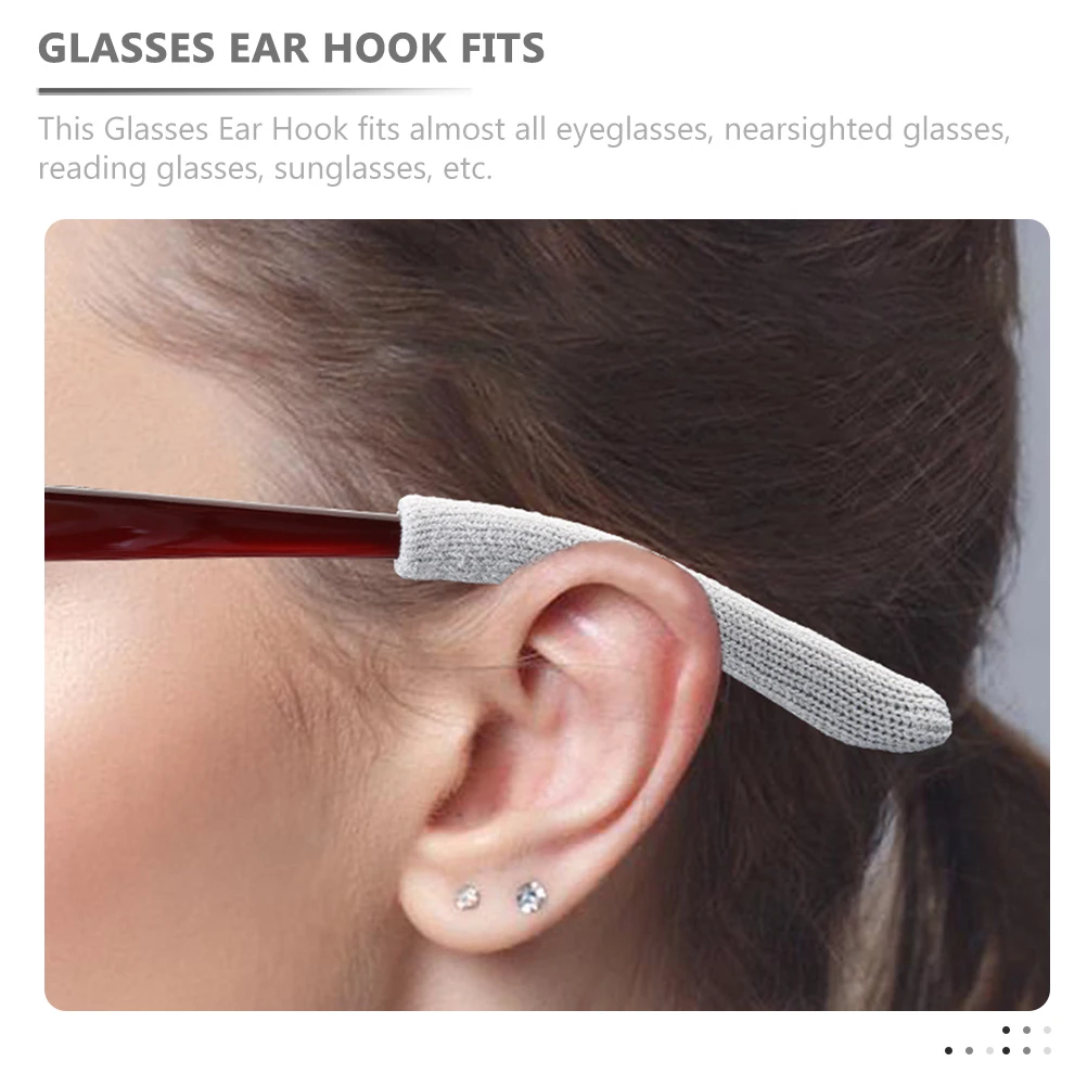 

2pcs Eyeglass Ear Cushions Non Slip Glasses Leg Covers For Sunglasses Reading Nearsighted Glasses Accessories Temple
