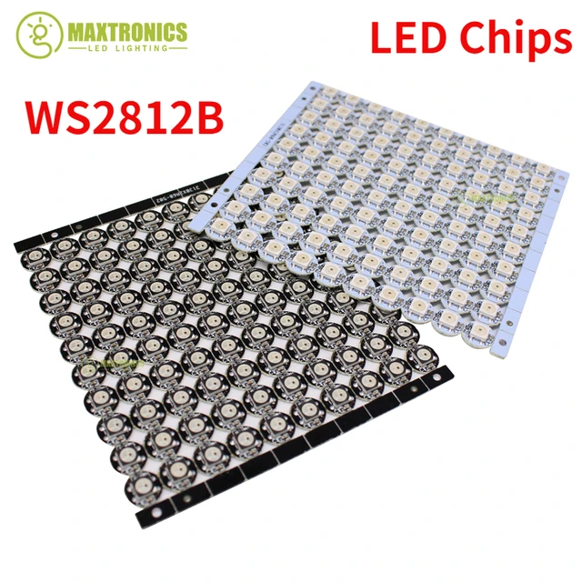 50 ~ 1000 sztuk chipy LED RGB WS2811 WS2812B indywidualnie adresowalne cyfrowe chipy LED 2812B IC SMD RGB pełny kolor marzeń DC5V
