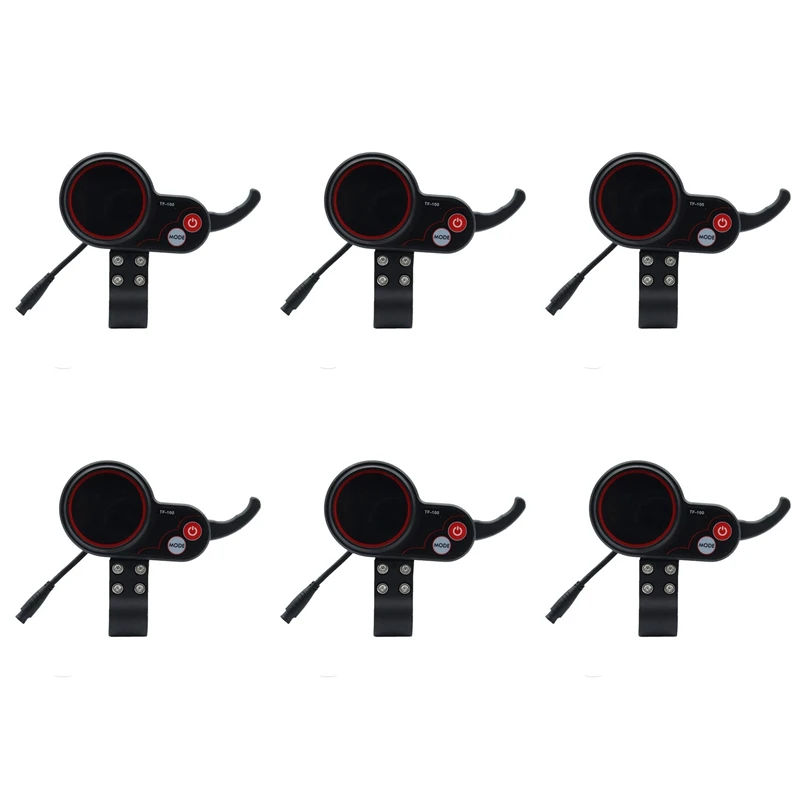 

6X TF-100 Display Scooter Skateboard Dashboard Portable Outdoor For Kugoo M4 Shilop Electric Scooter Parts(6Pin)