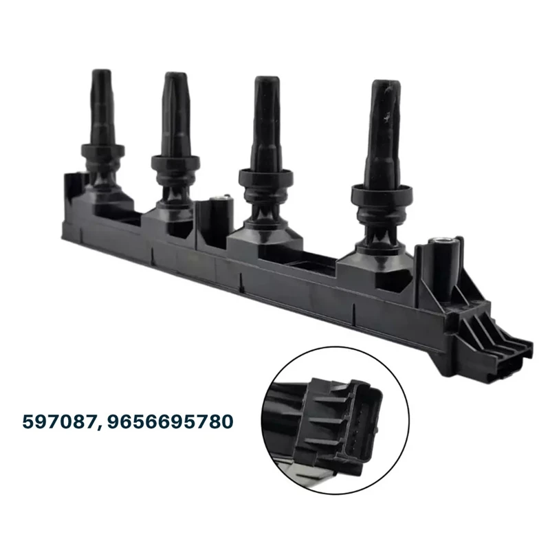 Car Ignition Coil Pack 597087 5970A0 5970A6 597092 9656695780 5970.87 For Peugeot 307 307CC 2.0L RFJ Citroen C4 C5