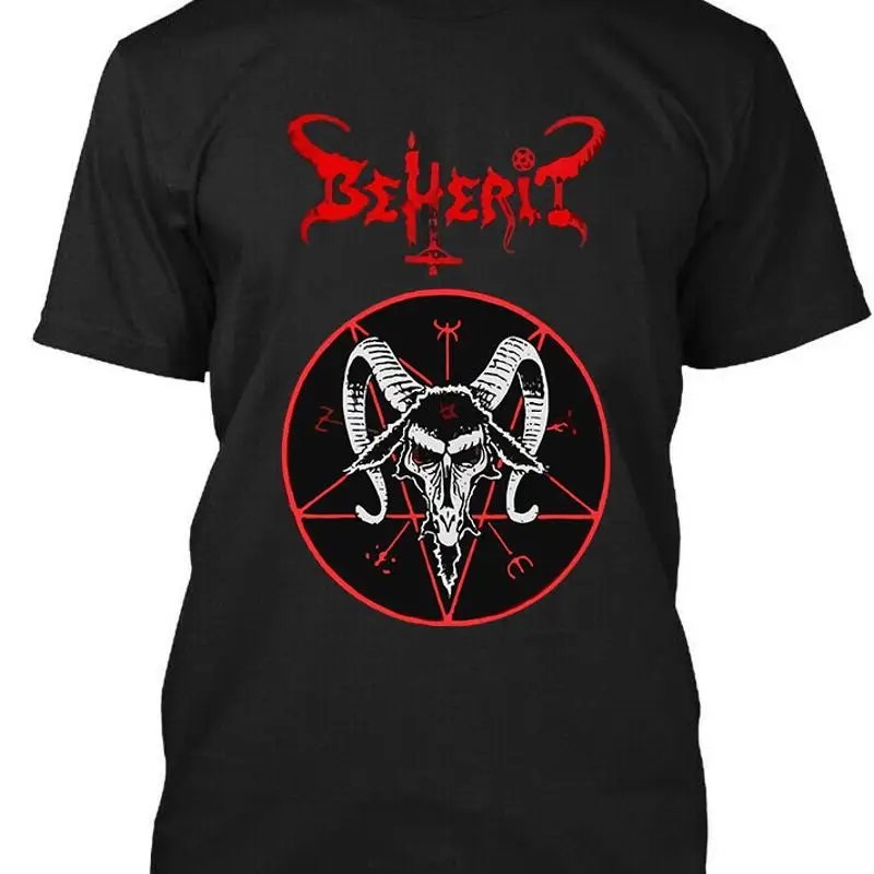 

New Popular Beherit Finland Music Art Retro Vintage T Shirt Size S 4Xl