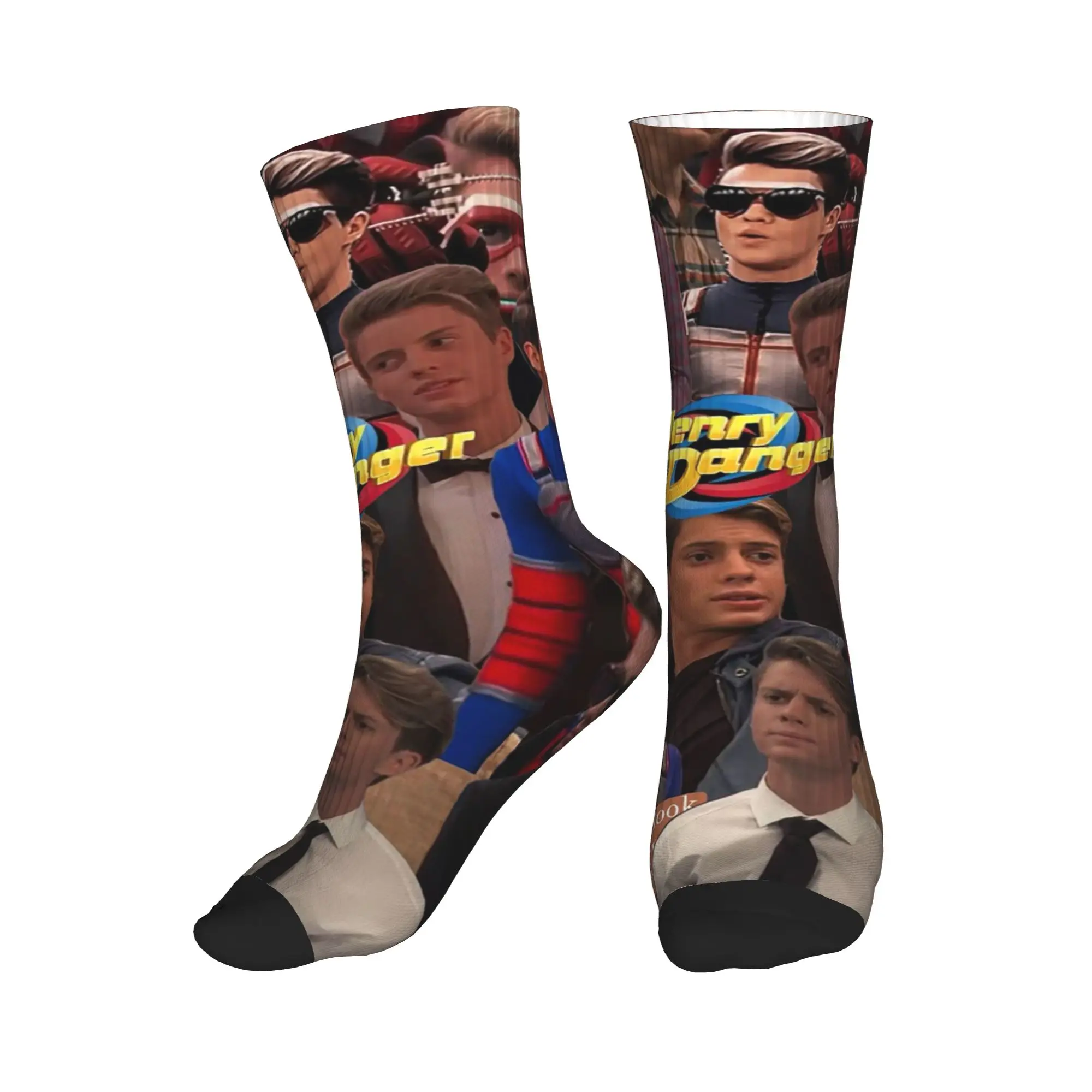 

All Seasons Henry Danger Sport Middle Tube Socks High Quality Crew Socks Hip Hop Stockings for Men Women