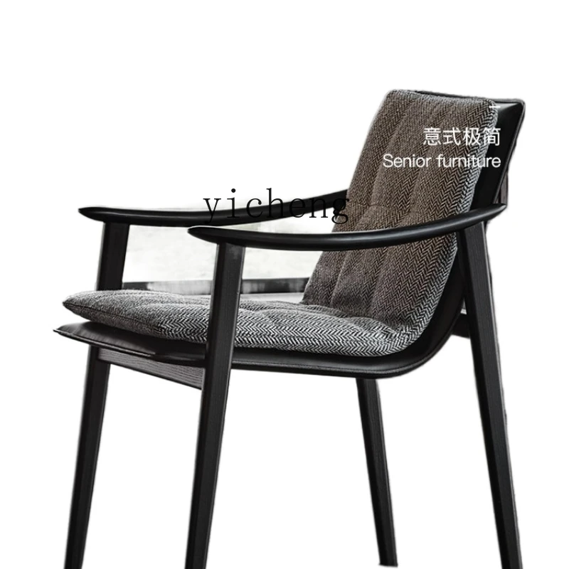 Yy Light Luxury Minimalist New Style  Leather Dining Chair for Villa Restaurant