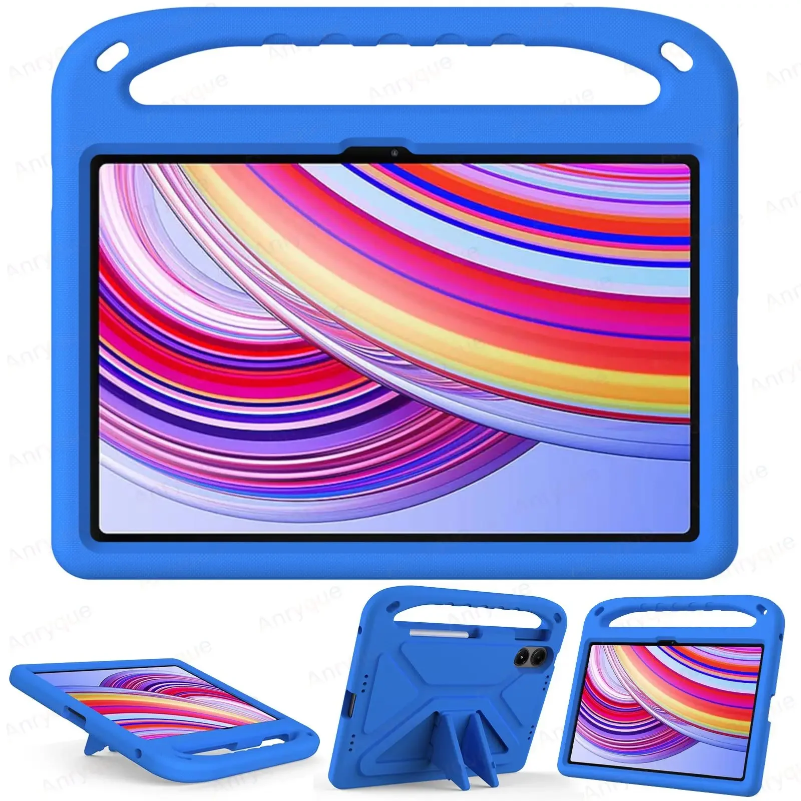 Etui EVA dla dzieci na Honor Pad X8a 11 cali 2024 X8b 2026 z podstawką, odporne na wstrząsy, pełne etui z uchwytem na Honor Pad X8a (2024) 11''