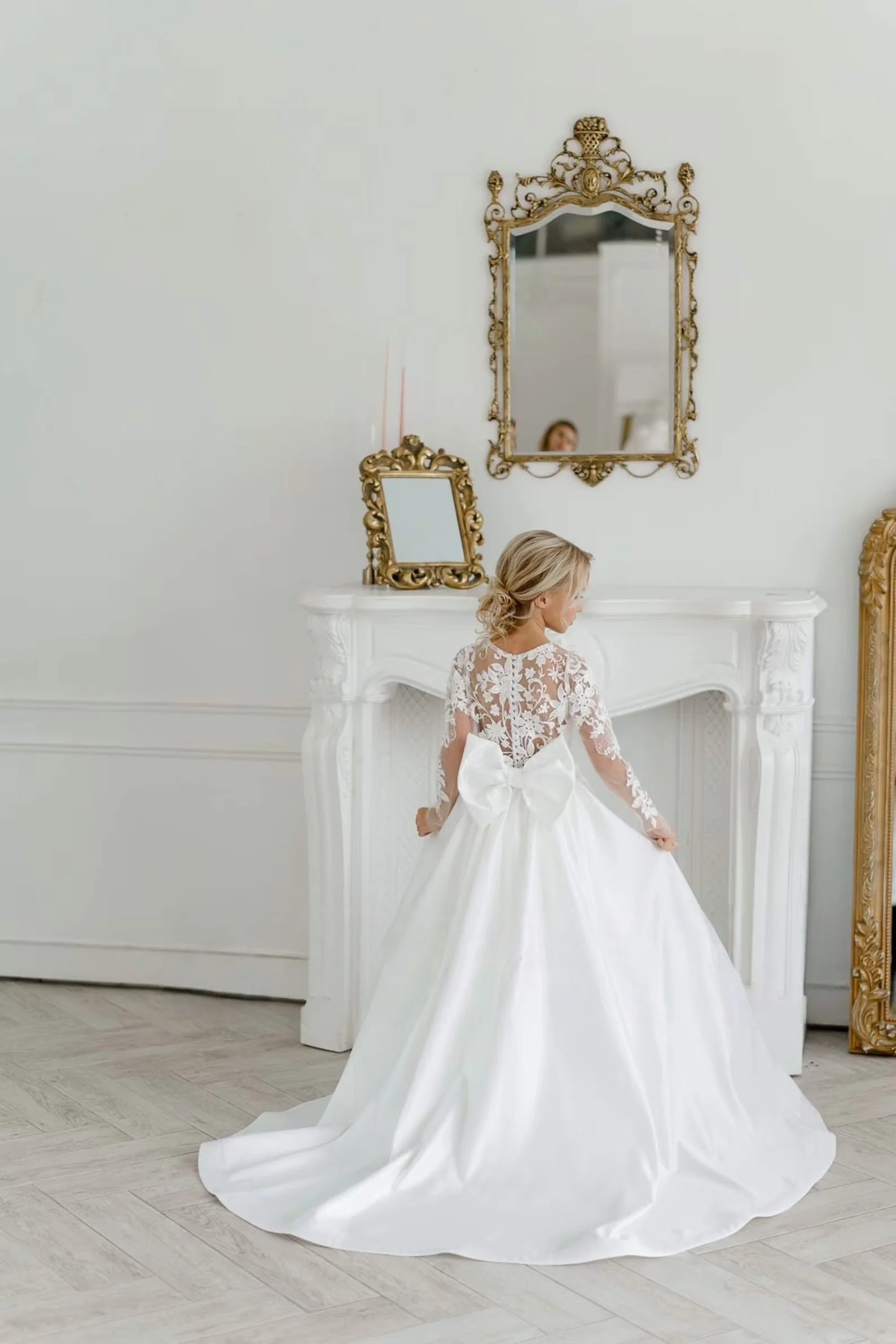 Children's multi-layer mesh tail dress, lace wedding flower girl dress, piano performance catwalk dress, birthday dinner dress