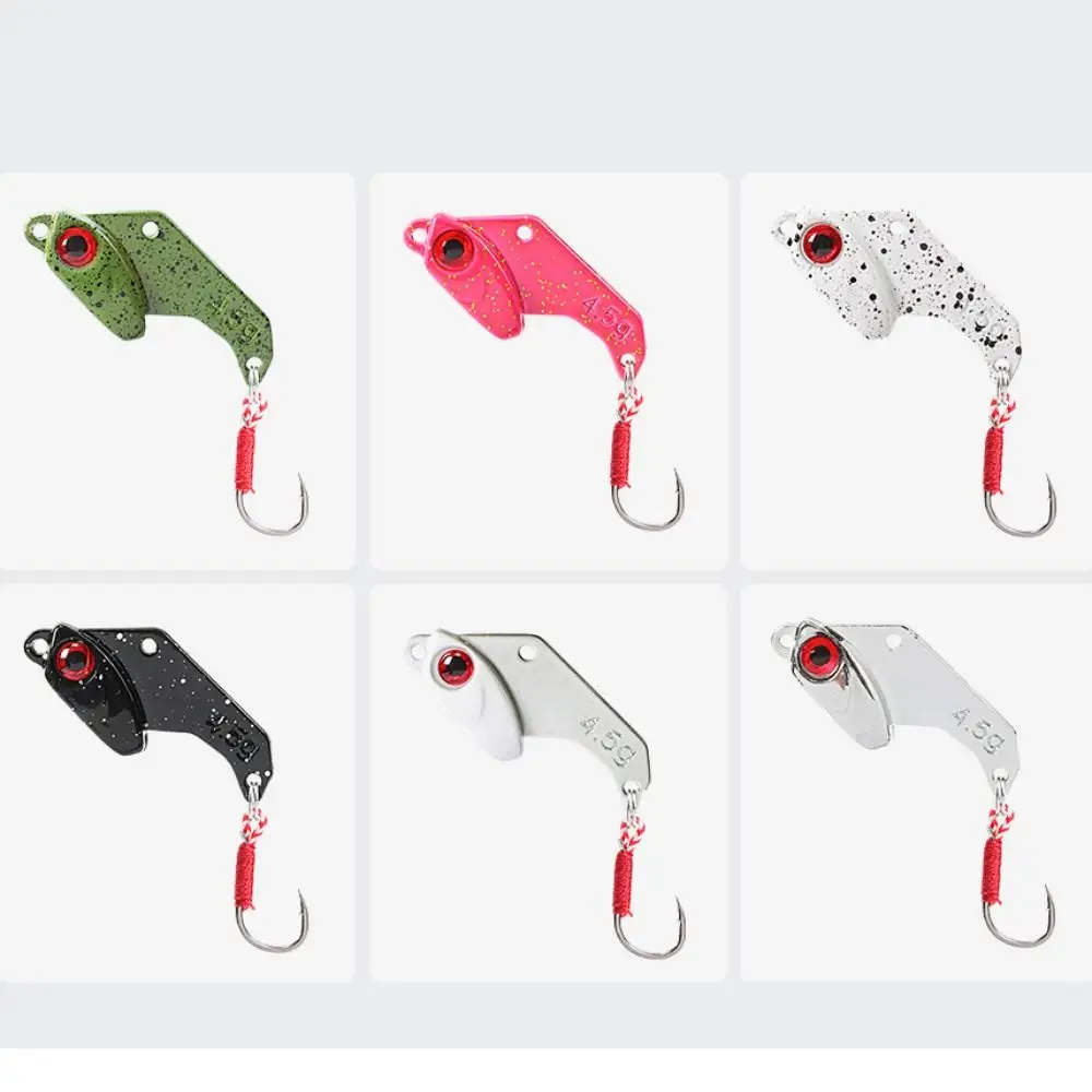 High Quality Metal Fishing Lures 5 Colors Lightweight Artificial Bait 2.5g/4.5g Spinner Spoon