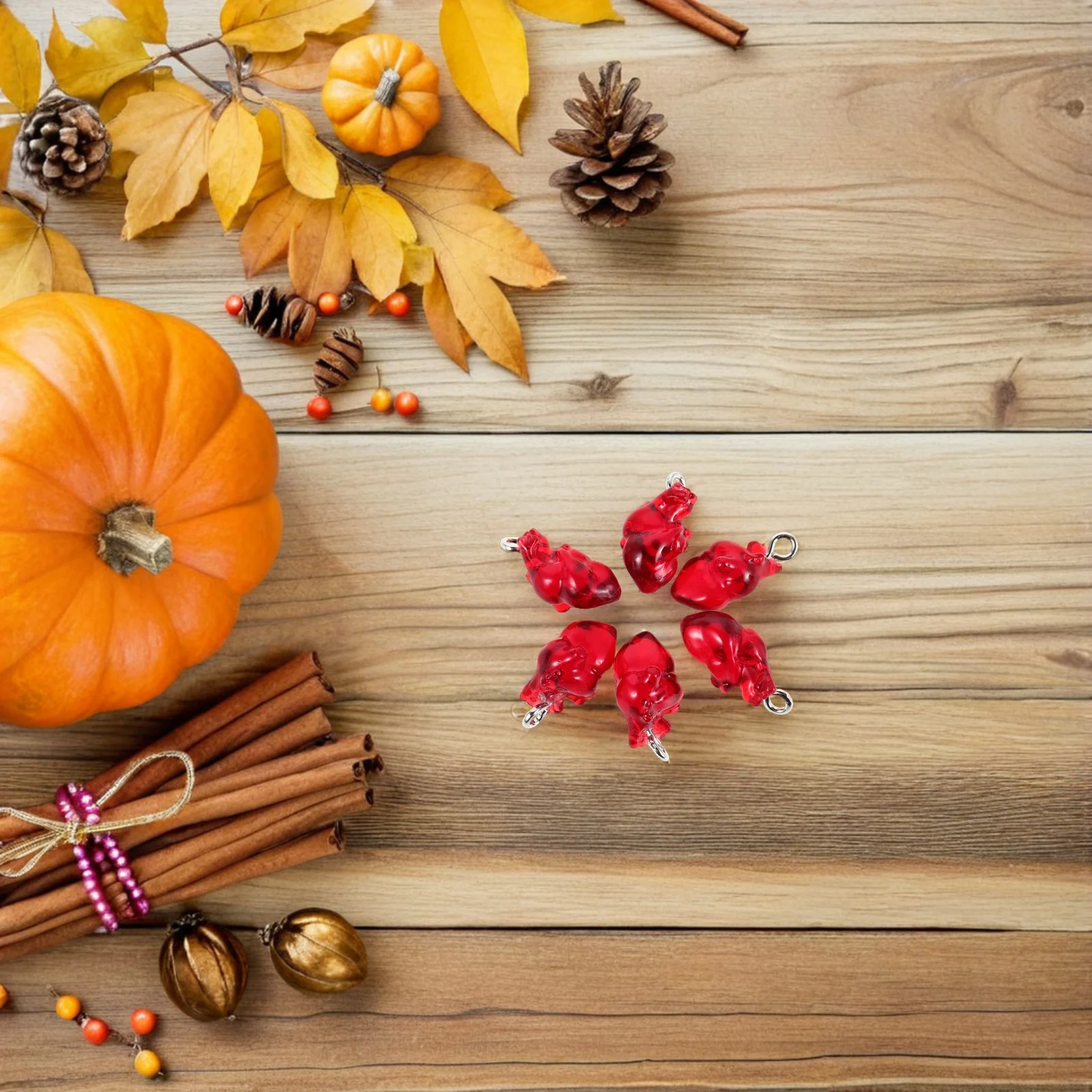 15Pcs Heart-Shaped Pendants Unique Gothic Style Carved Charms for DIY Halloween Jewelry Making Earrings Necklaces