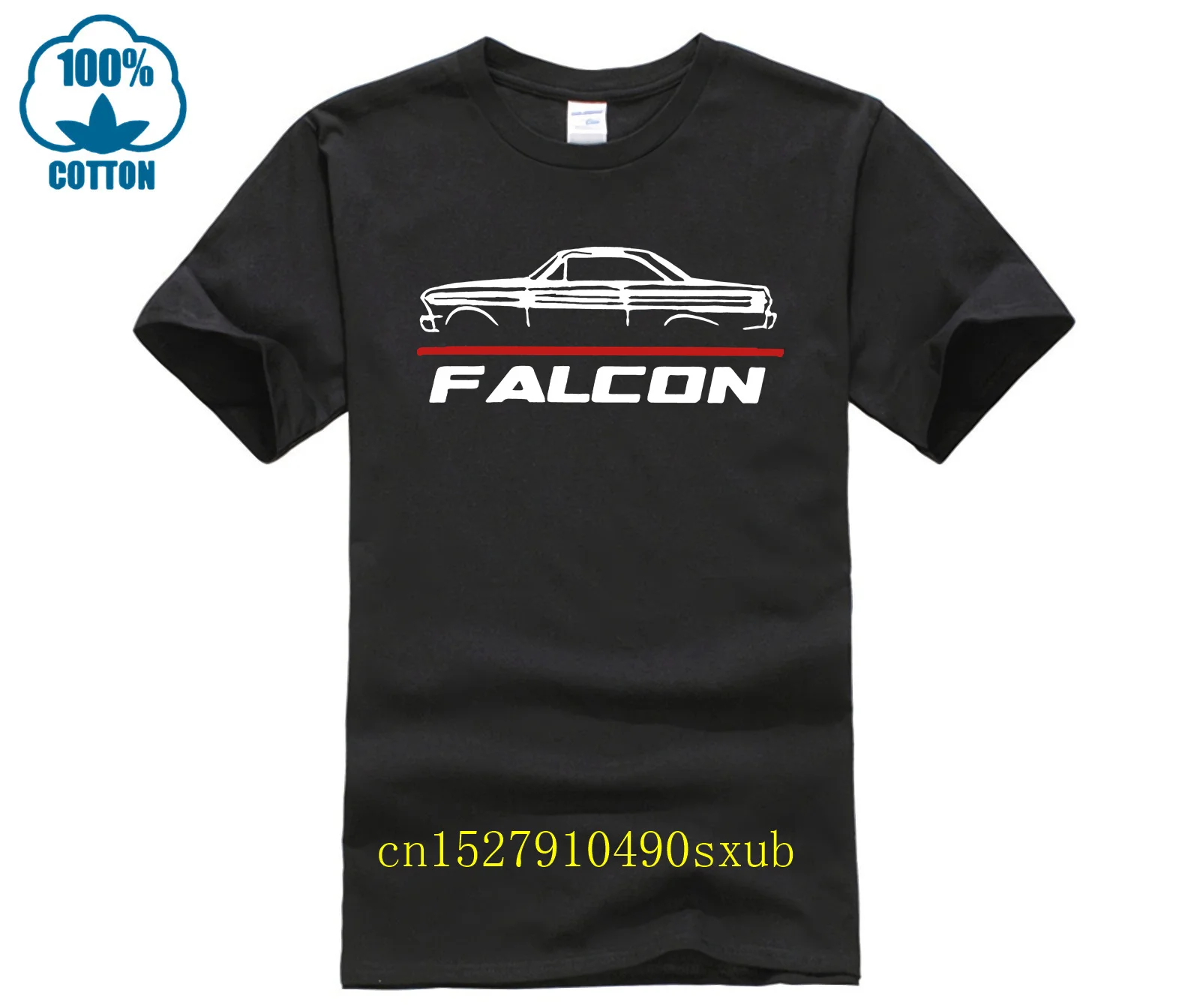 2025 camiseta informal para hombre Ford Falcon 1964 camiseta entusiasta del coche gráfico verano manga corta 100% algodón S-4XL camiseta fresca