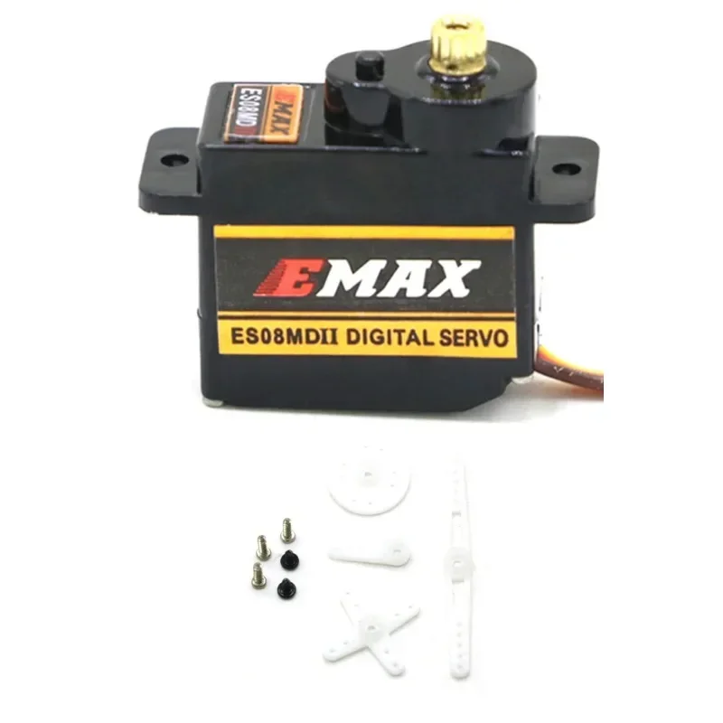 EMAX ES08MDII ES08MD II  Metal GEAR Digital Servo up sg90 ES08A ES08MA MG90S TREX 450 Free shipping