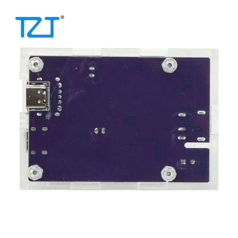 Módulo de carga rápida Buck Boost TZT 200W IP6559+IP6550 con carcasa acrílica compatible con PD2.0 y 3,0