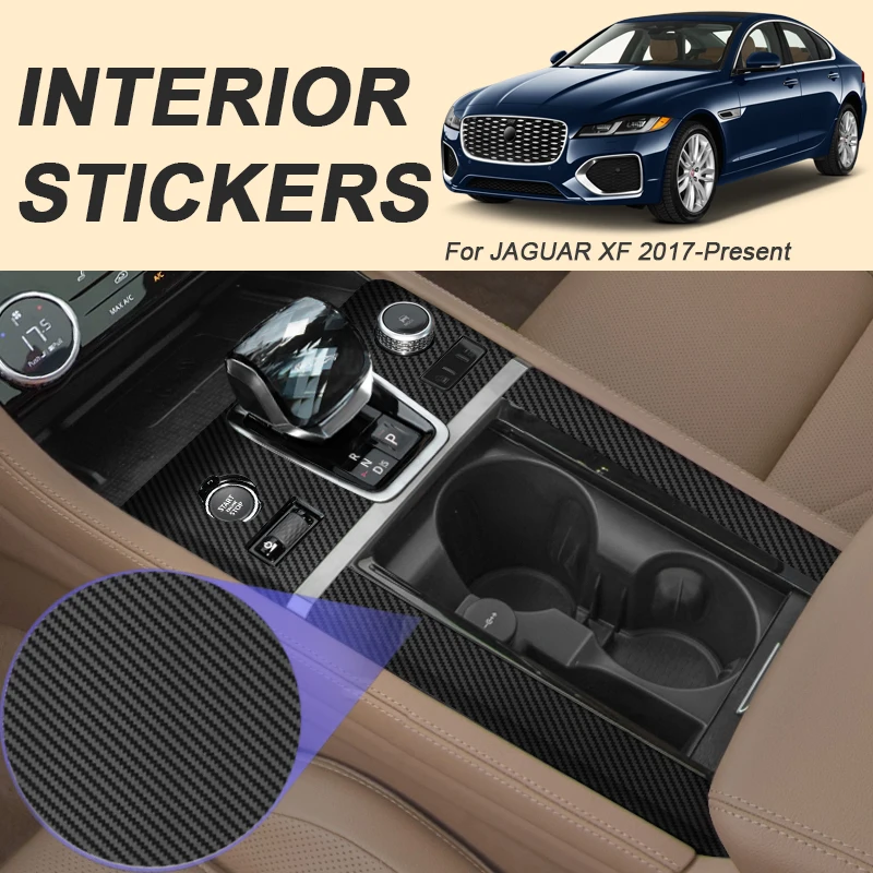 

Для JAGUAR XF 2017-настоящее левое автомобильное карбоновое черное внутреннее наклейка, подъемная оконная панель, наклейка, защитная пленка для внутренней двери