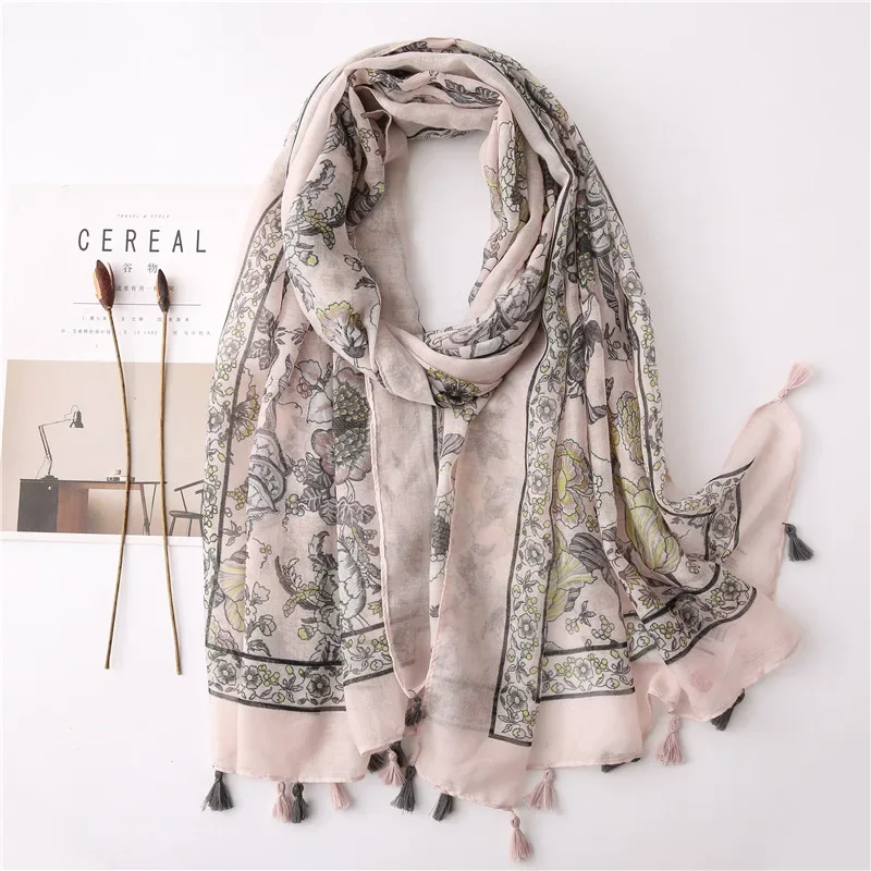 180*85cm Large Silk Satin Scarf Hijab Women Print Spring New Shawl Wrap Female Hand Foulard Pashmina Travel Echarpe 2023 NEW