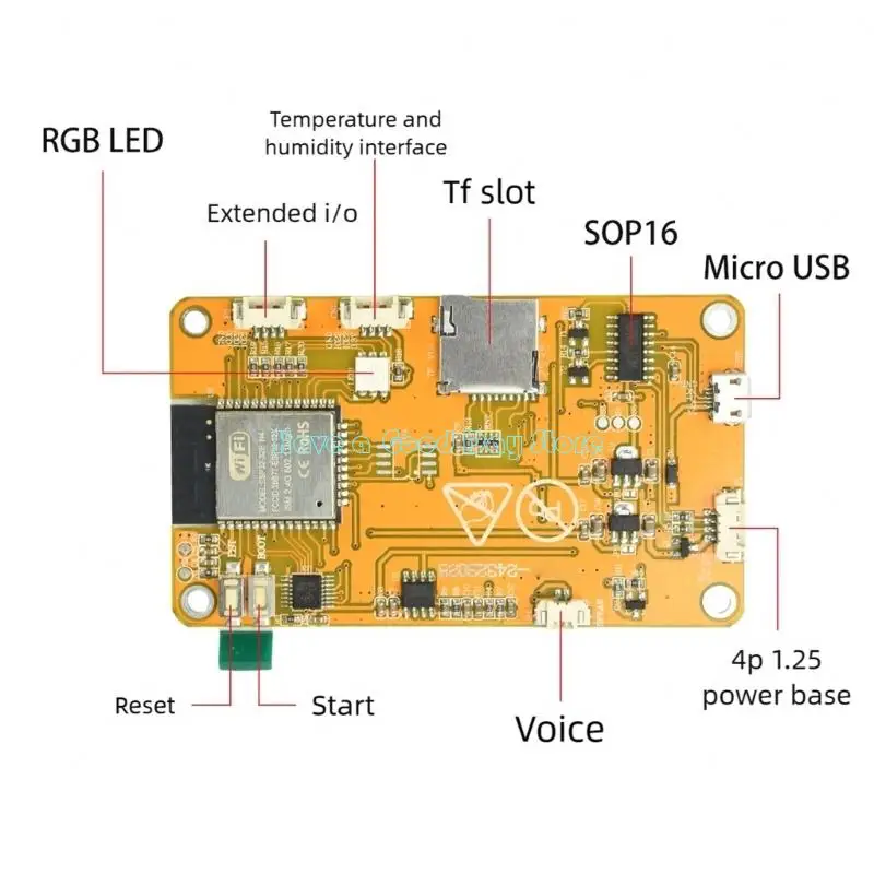462D High Resolution 2.8inch OLEDs Screen Module With WiFi And Bluetooth-compatible Support For Home Projects