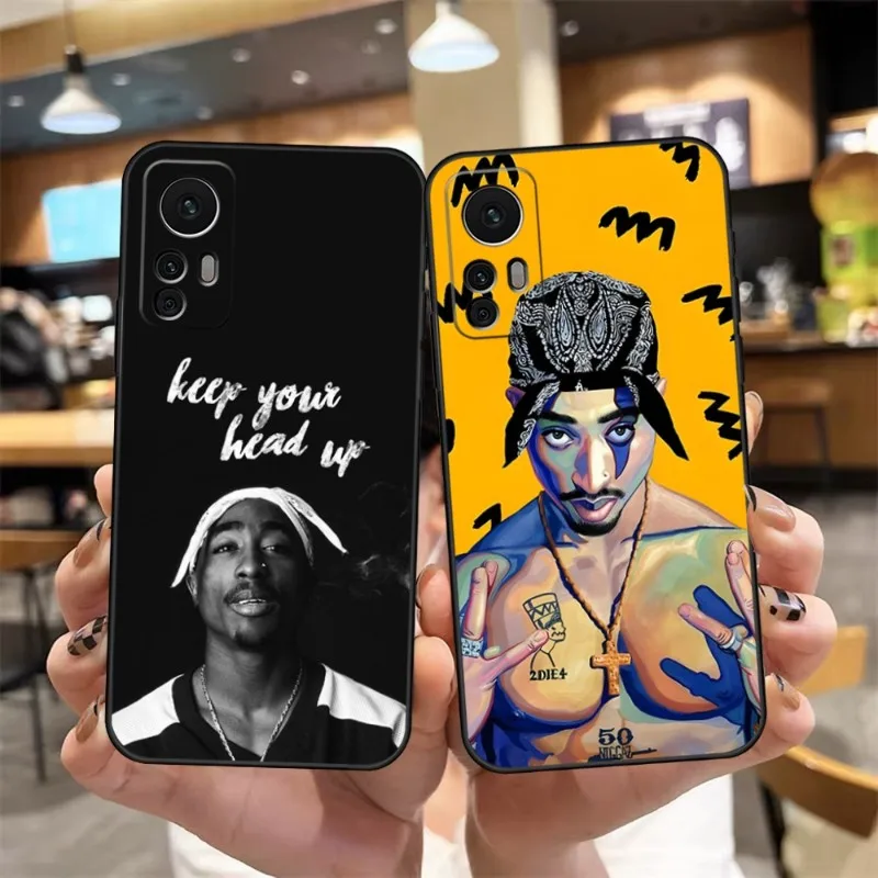 Rapper 2pac Singer Tupac Phone Case For Xiaomi POCOF3 X3 GT M4Pro M3 X4Pro NFC Note 10Pro Redmi Note 11 11T 10 Pro Plus Cover