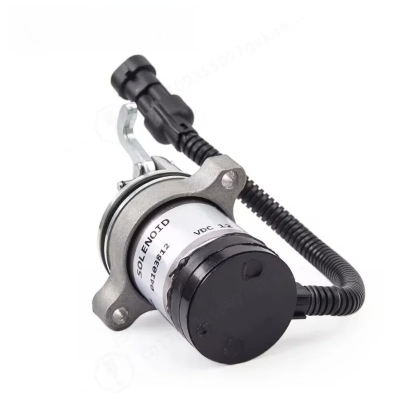 Engine Stop Shutdown Solenoid Valve 04103812 & 0410-3808, Fuel Cut-off Flameout Controller Suitable for Deutz Generator