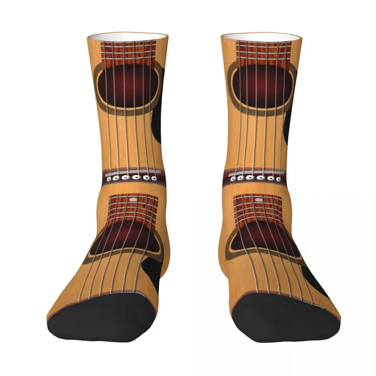 

Acoustic Guitar Socks Harajuku Super Soft Stockings All Season Long Socks Accessories for Man's Woman's Birthday Present