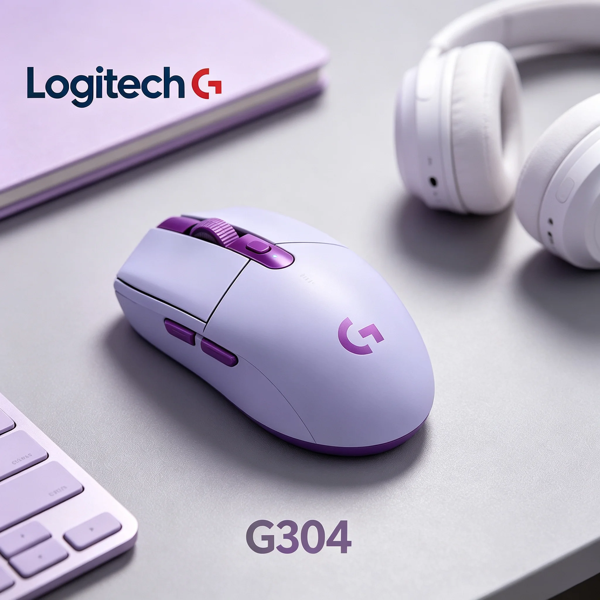 Logitech G304 Wireless Gaming Mice High‑Speed Response Optical Sensor Comfort Grip For Laptop Desktop PC
