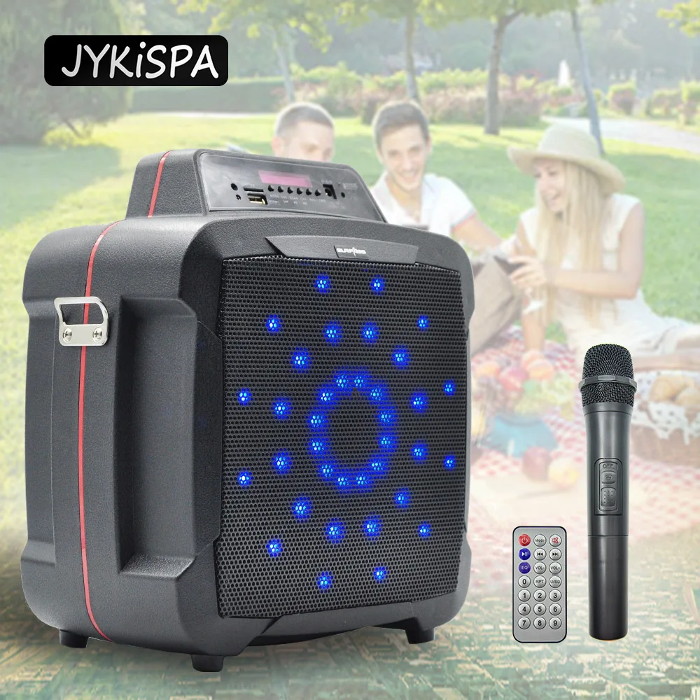 

Bluetooth Speaker Portable Column KTV Wireless Subwoofer 35W Output Powe BT Speaker Column Portable Wireless Outdoor Amplifier