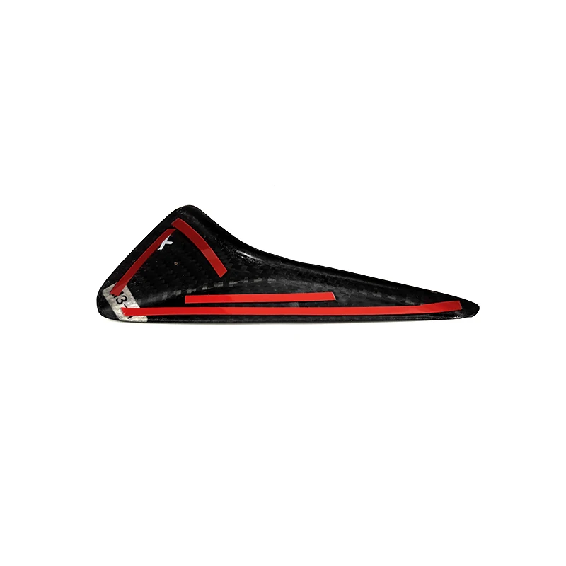 For Tesla Model 3 Y Highland 2025 Side Camera Cover Lens Protector Leaf Board Carbon Fiber New Matte Carbon Fiber Leaf Board