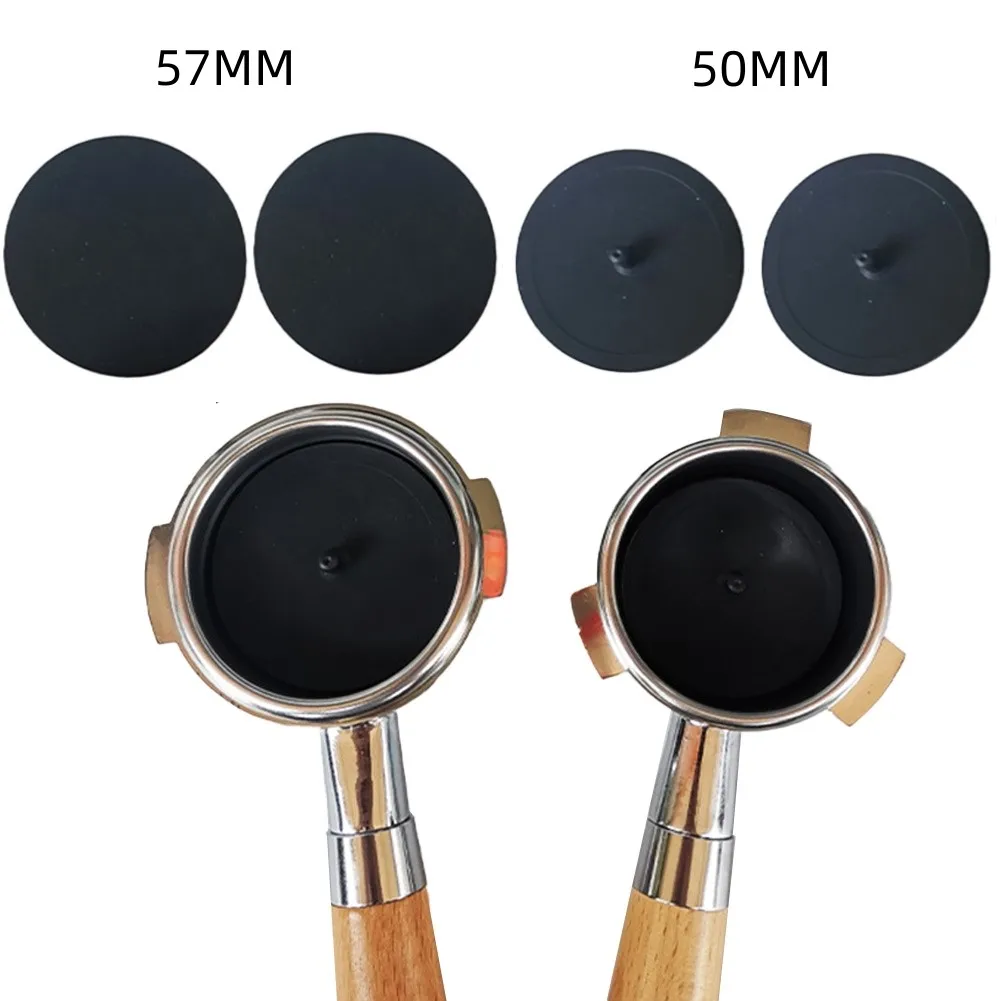 2pcs 50/57mm Blind Backflush Disk Rubber Cleaning Disc Insert For  Espresso Machine Portafilter Backwashing Gasket