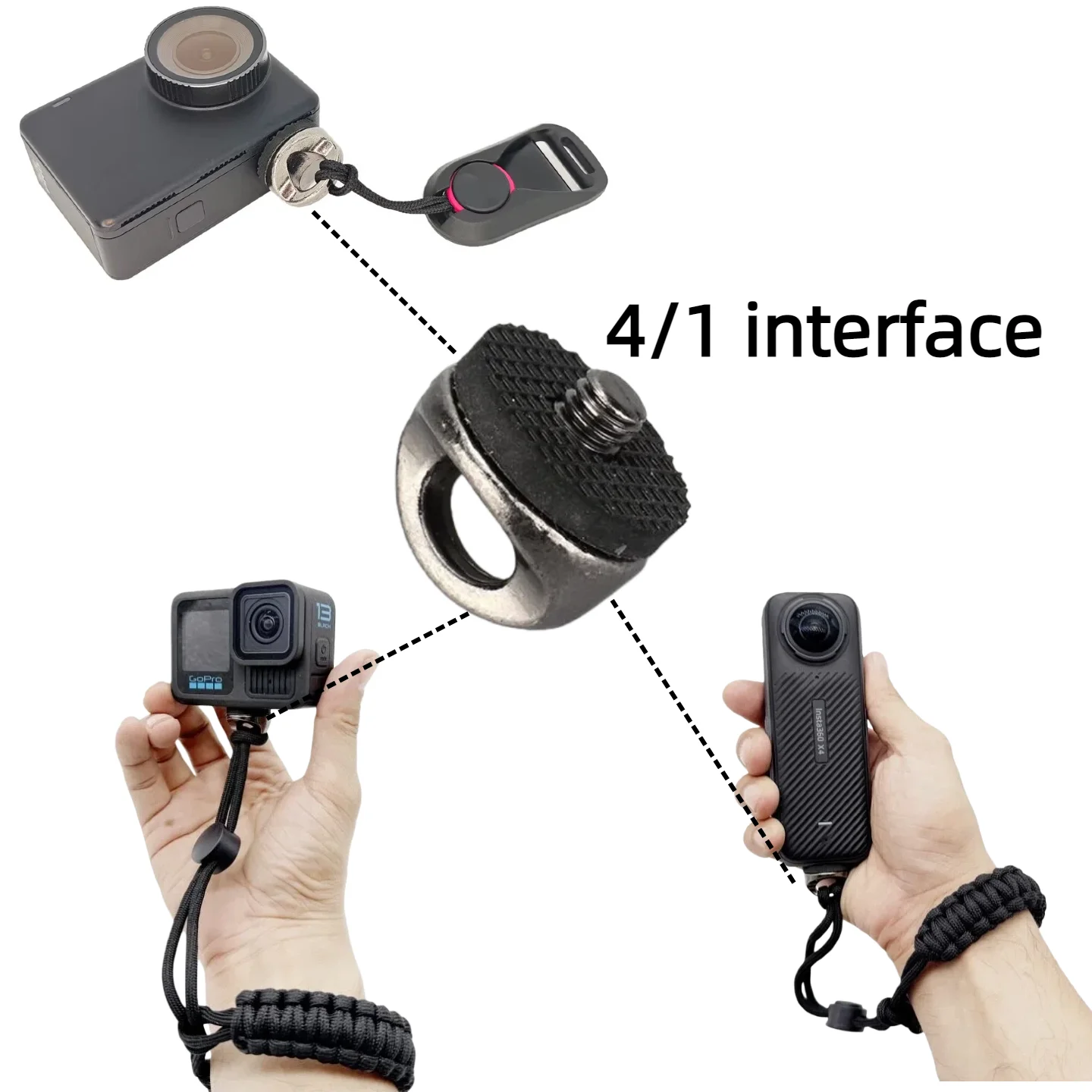 DSLR GO PRO Hero 13 12 11 10 D - Camera Wrist Strap incelemesi ve fiyatı